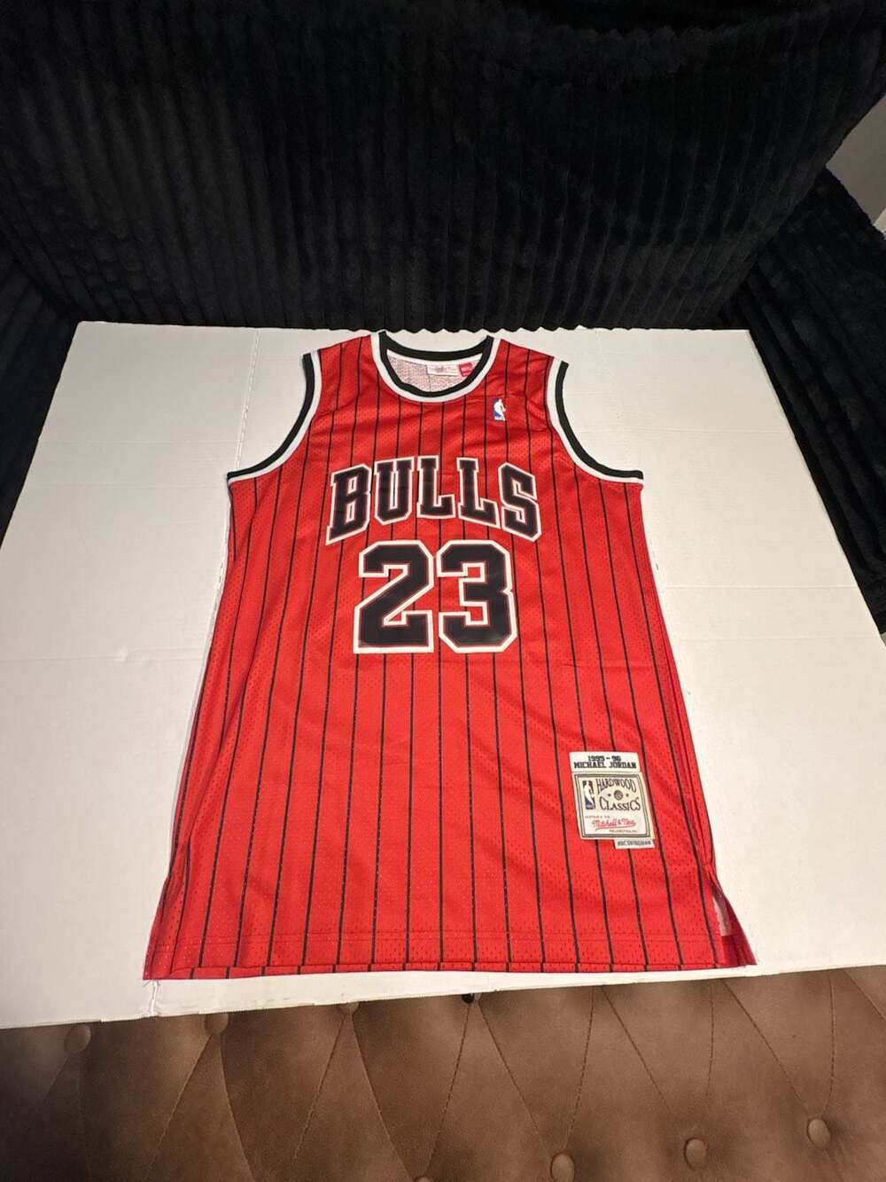 Mitchell & Ness Michael Jordan 1995-96 Chicago Bulls Hardwood Classic Sz 48 (XL)
